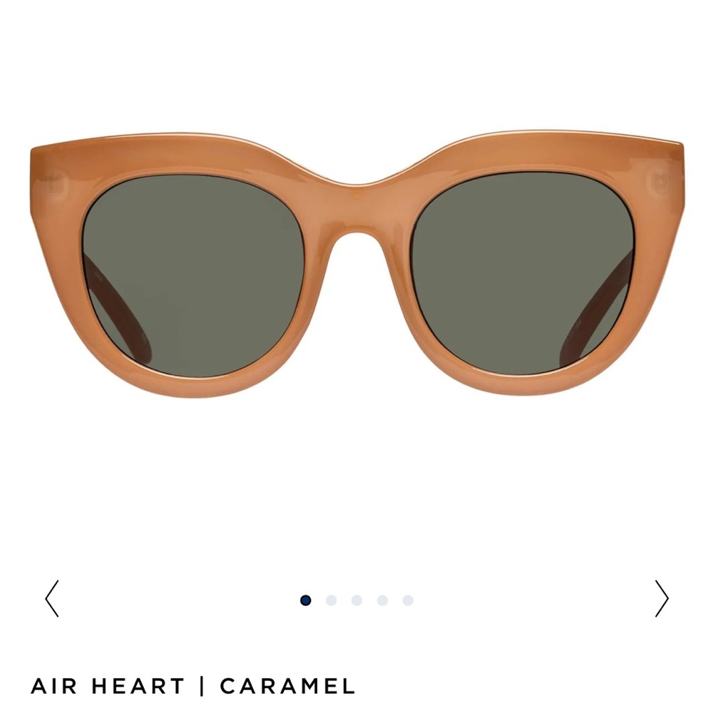 Le Specs Air Heart Caramel Sunglasses